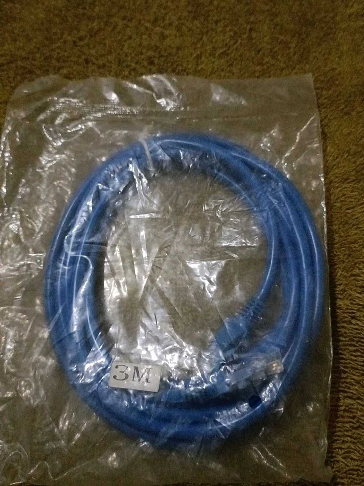 Blue Ethernet Cable CAT 6 Patch 3M