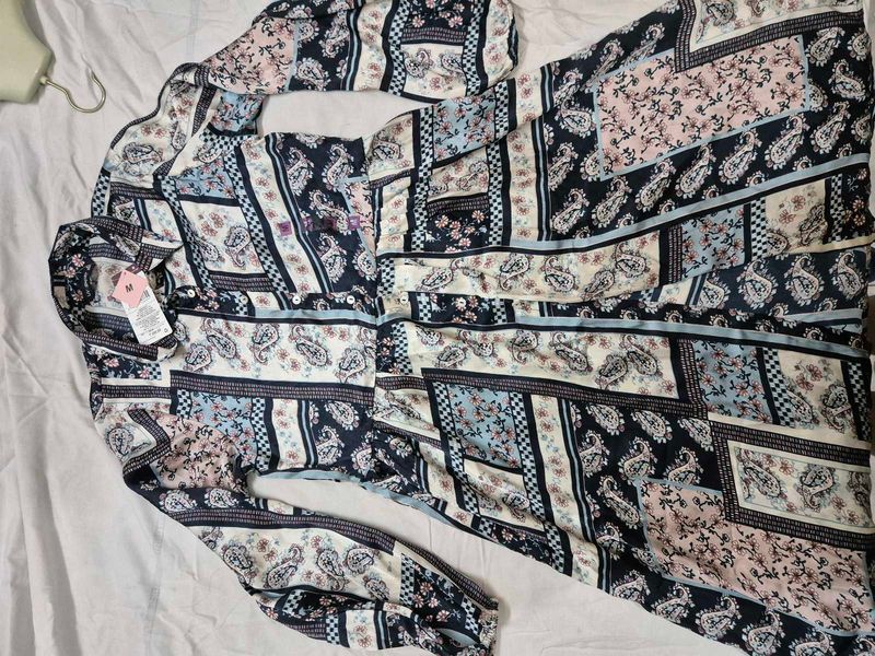 Bohemian Print Kurti cum Dress (Size M)
