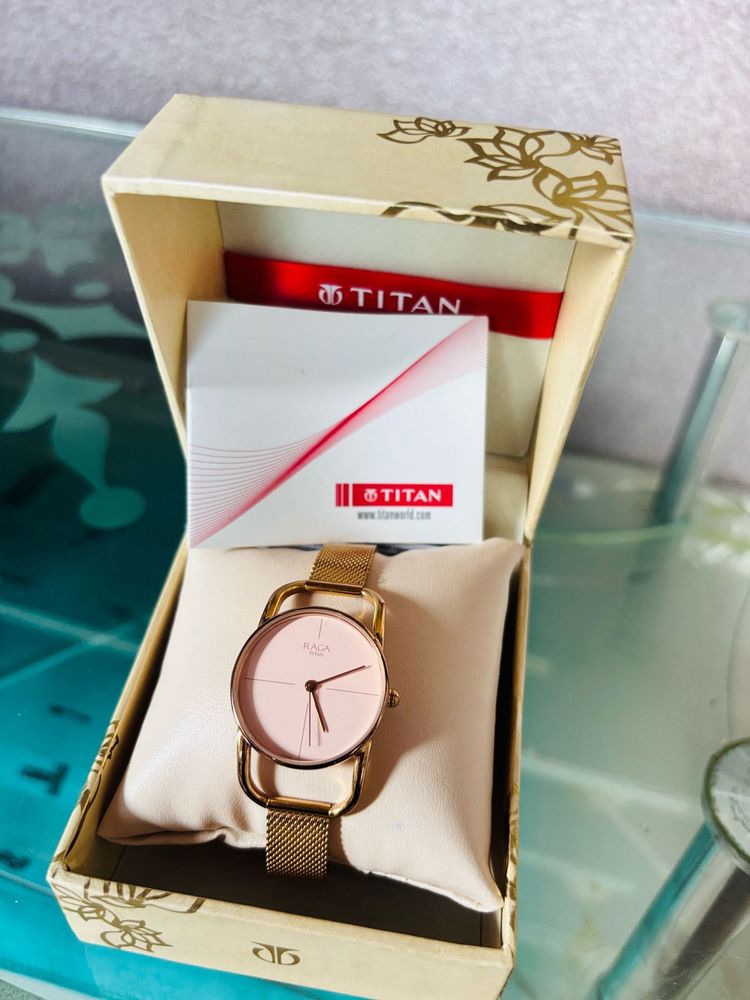 Titan Raga Rose Gold Watch