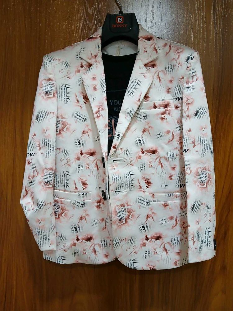 Stylish Printed Blazer