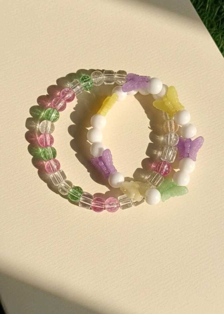 Butterfly Beaded Bracelet