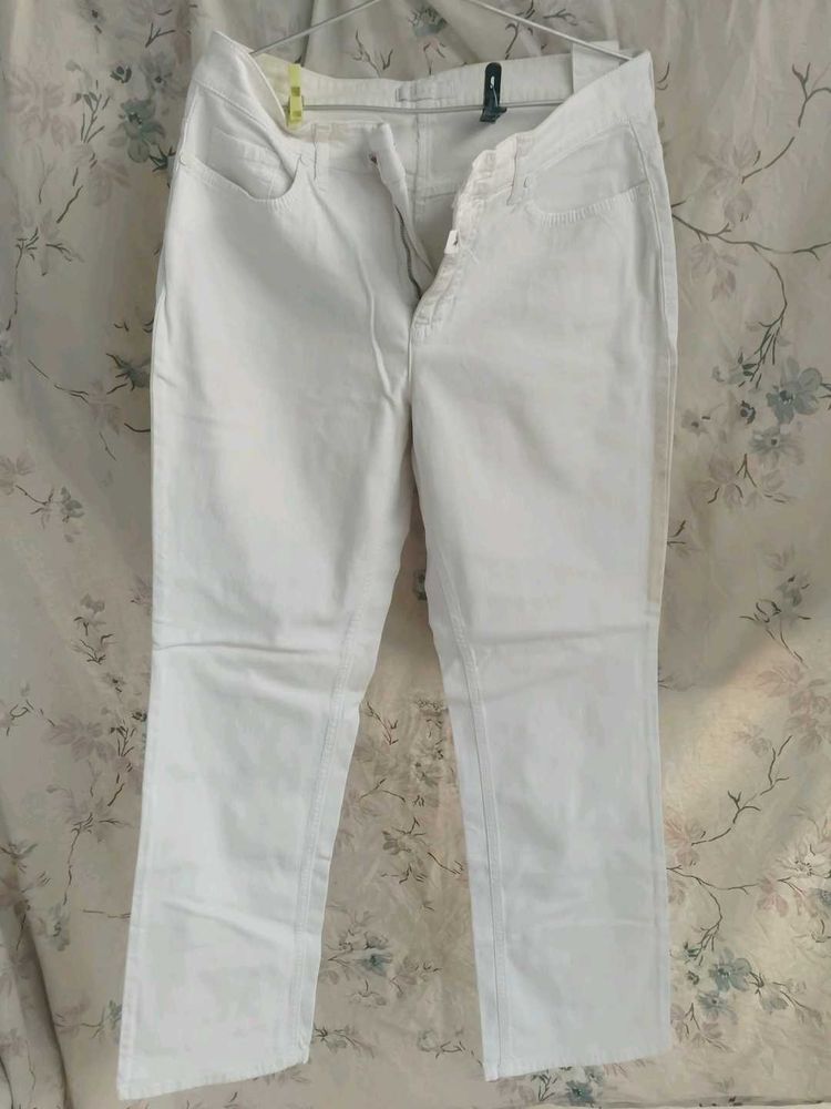 white jeans