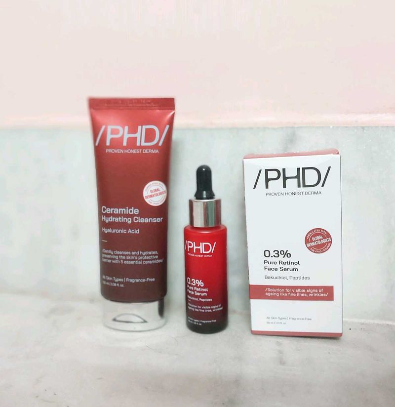 PHD Ceramide Hydrating Cleanser &amp; Retinol Serum