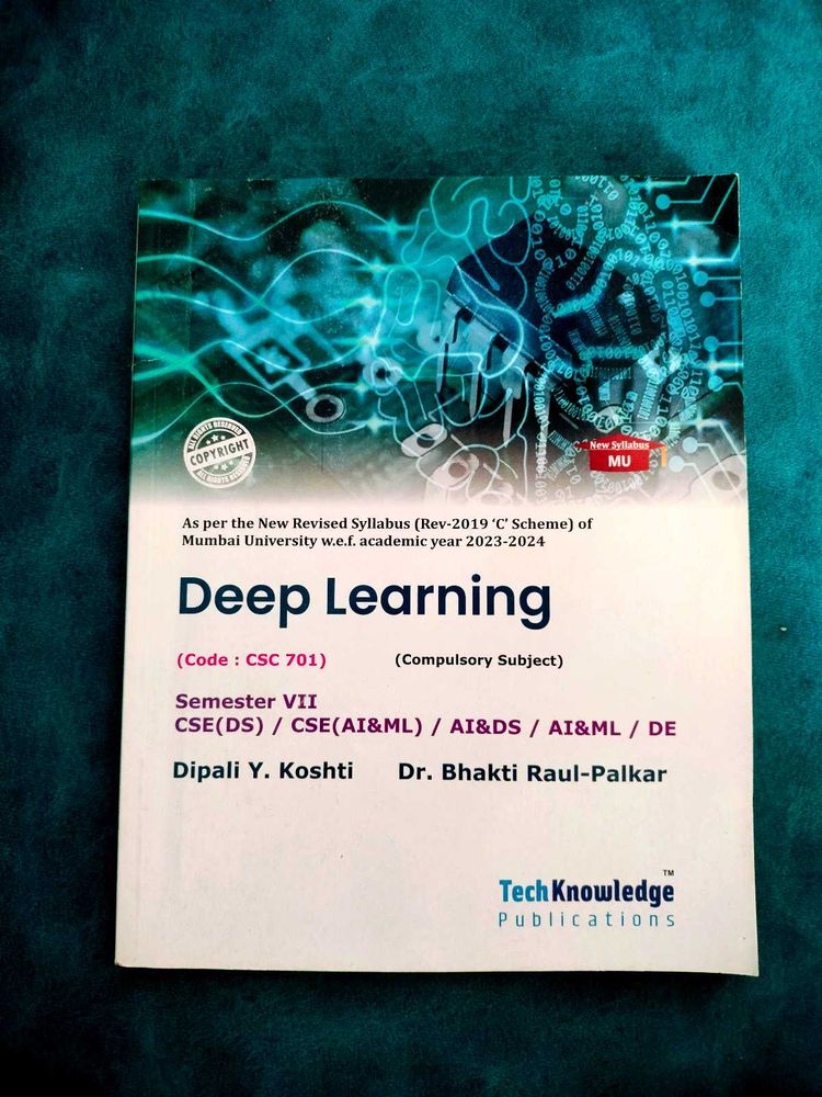 Deep Learning Sem 7 engineering book