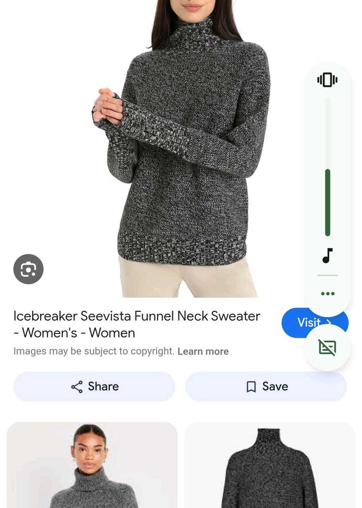 Textured Knit Turtleneck Sweater
