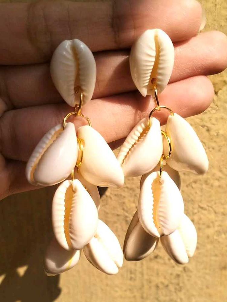 Cowrie Shell Earrings