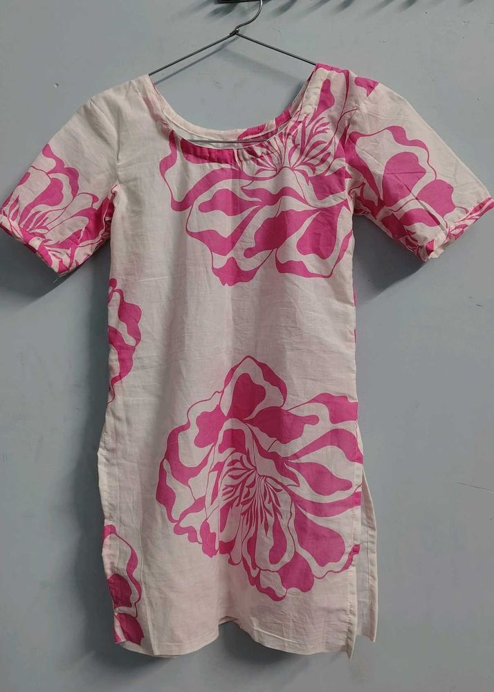 short kurti cotton woman small size