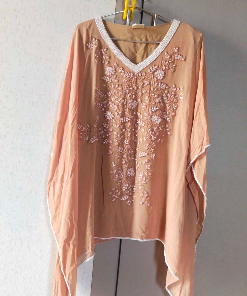 Embroidered Kaftan Top (branded)