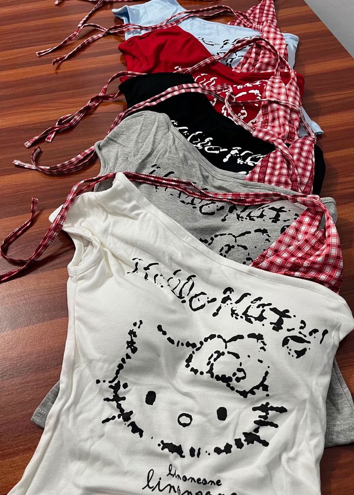 Cute Hello Kitty Graphic T-shirts Bundle