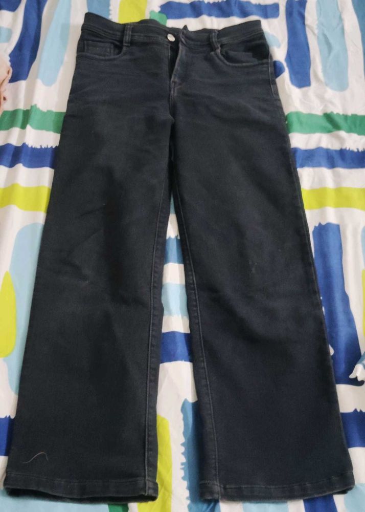 Dark Wash Wide Leg Jeans
