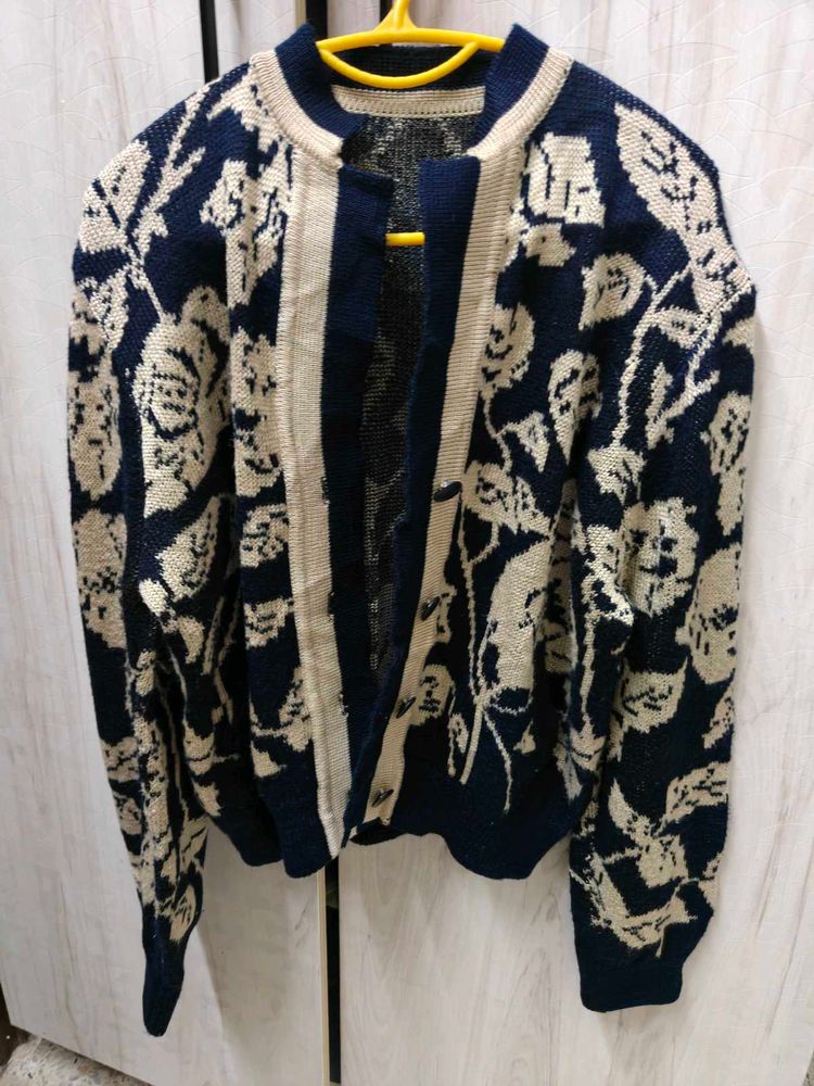 Floral Knit Cardigan