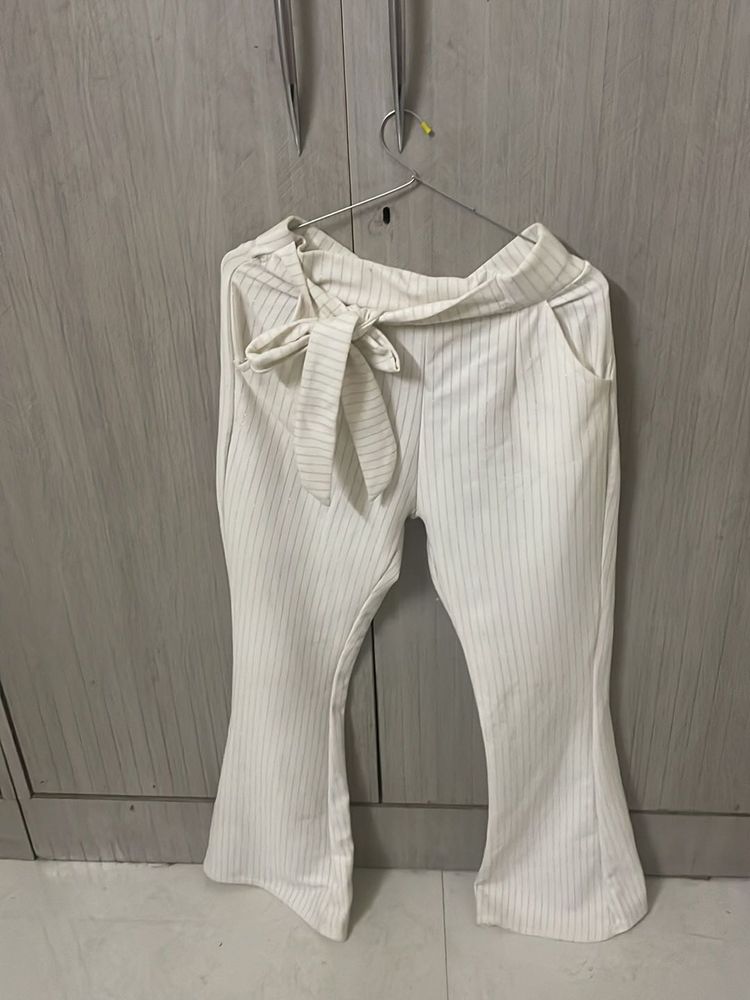 Striped Flared Pants
