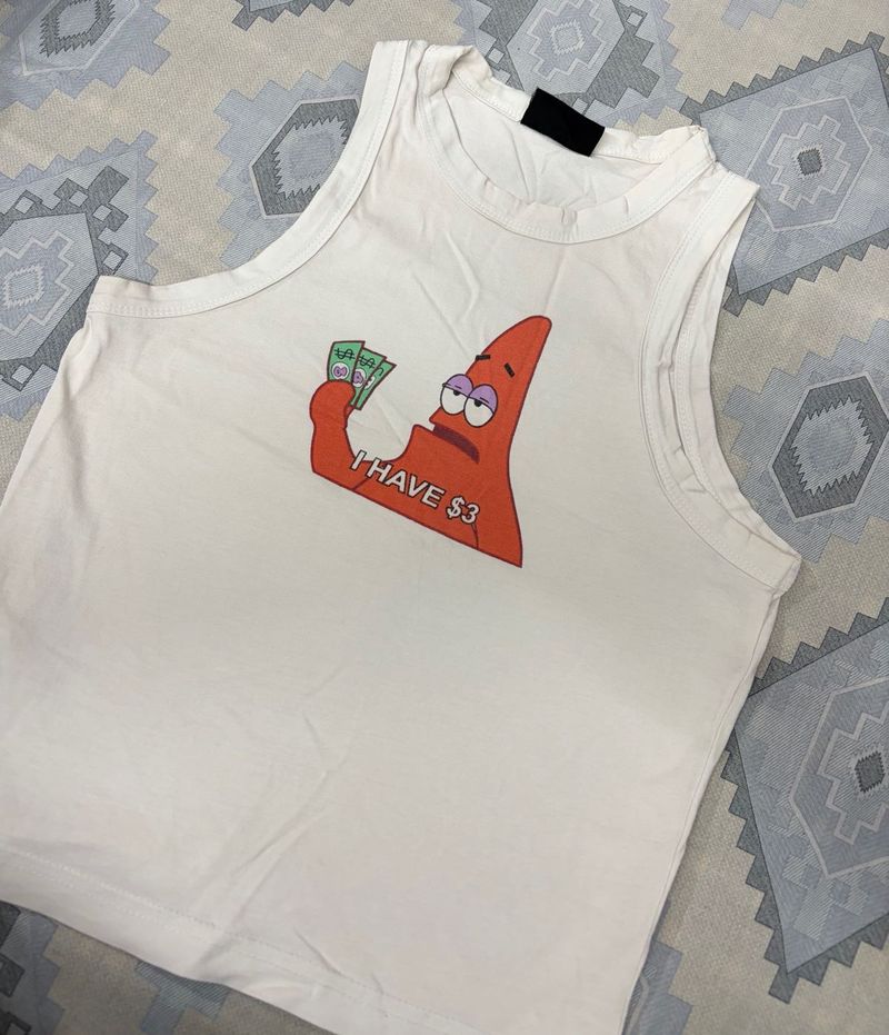 Graphic Tank Top With Jeans Combo