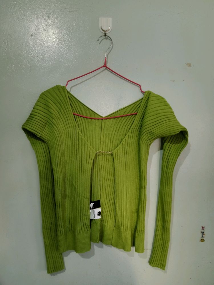 Brand Jacquemus Green Cardigan