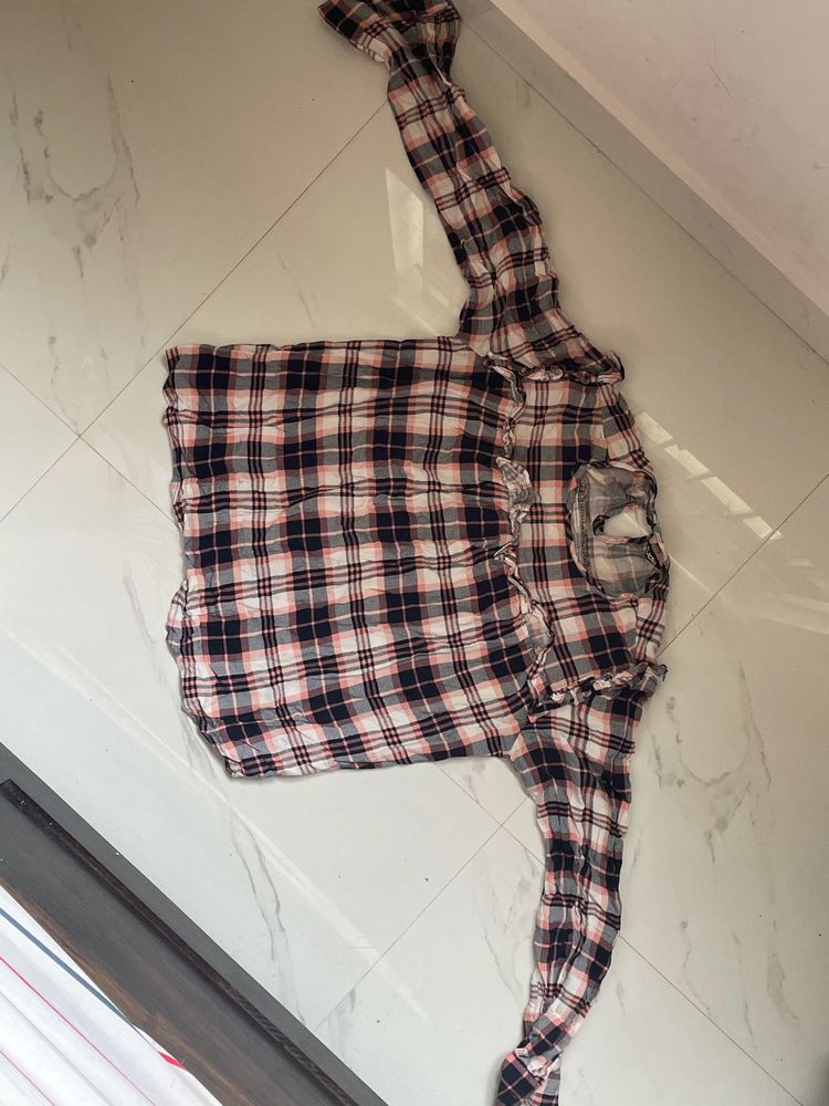 Zudio Classic Plaid Long Sleeve Shirt