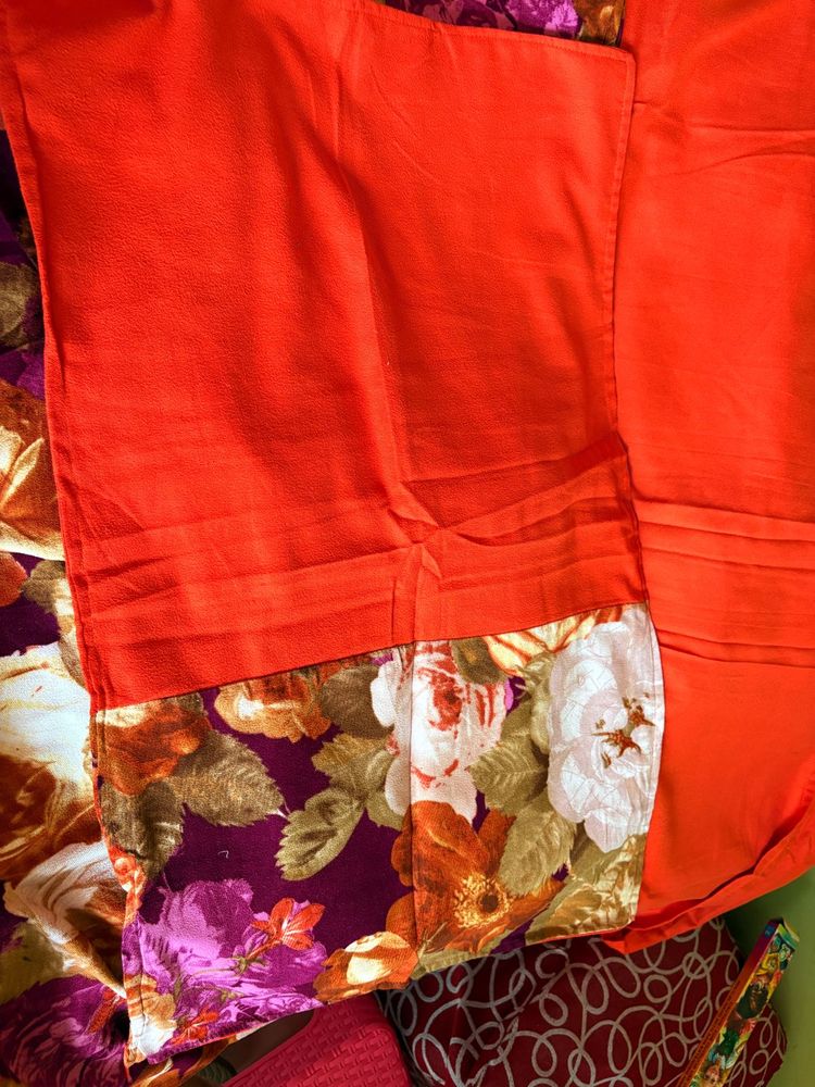 Floral &amp; Orange Bedsheets