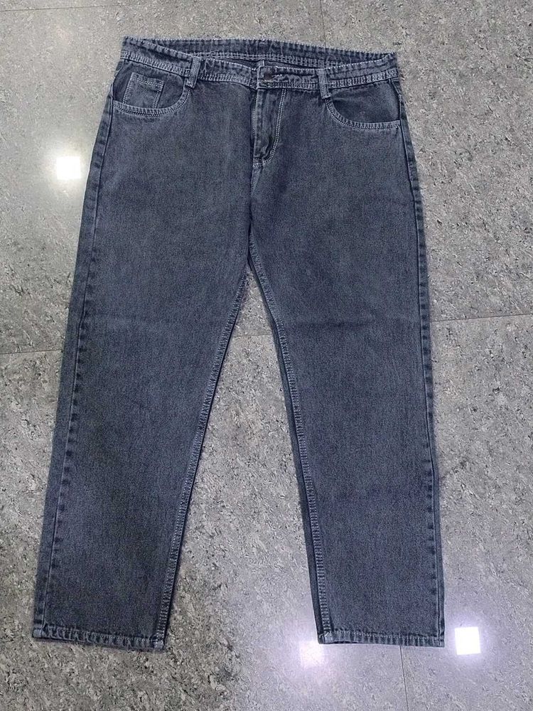 Classic Grey Wash Denim Jeans