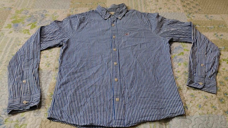 Classic Blue Striped Long Sleeve Shirt