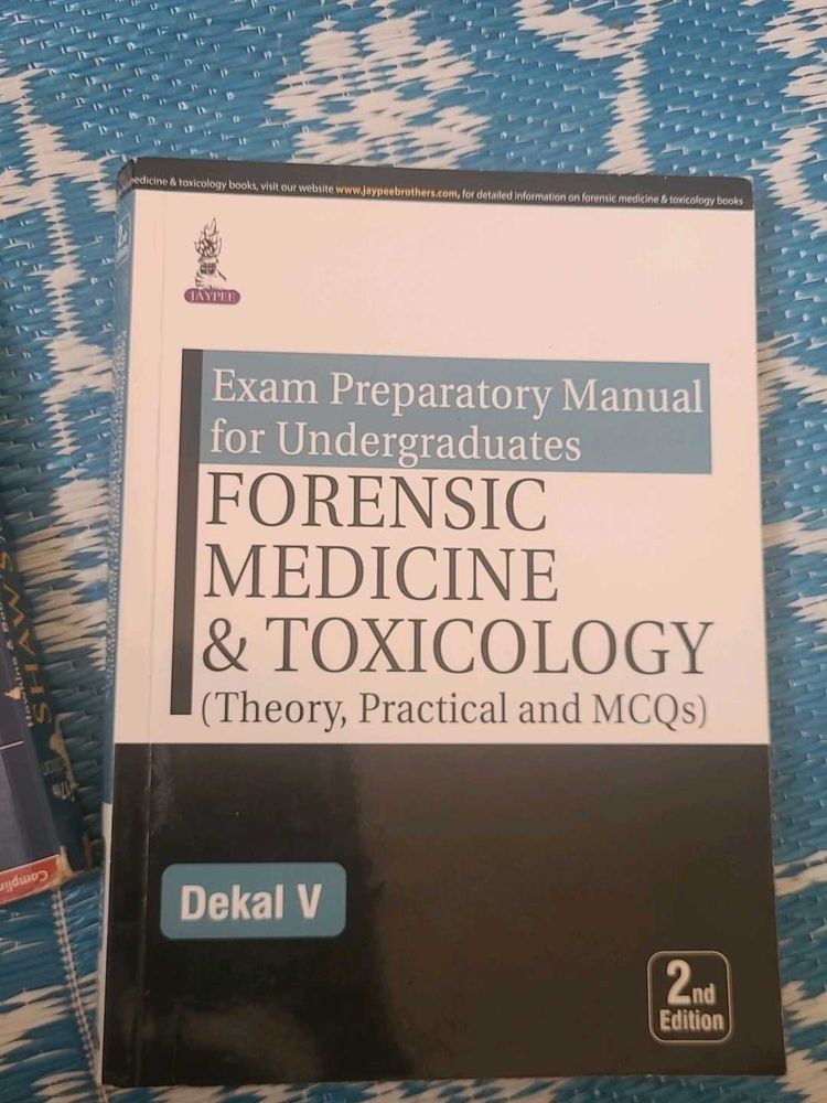 Forensic Medicine &amp; Toxicology