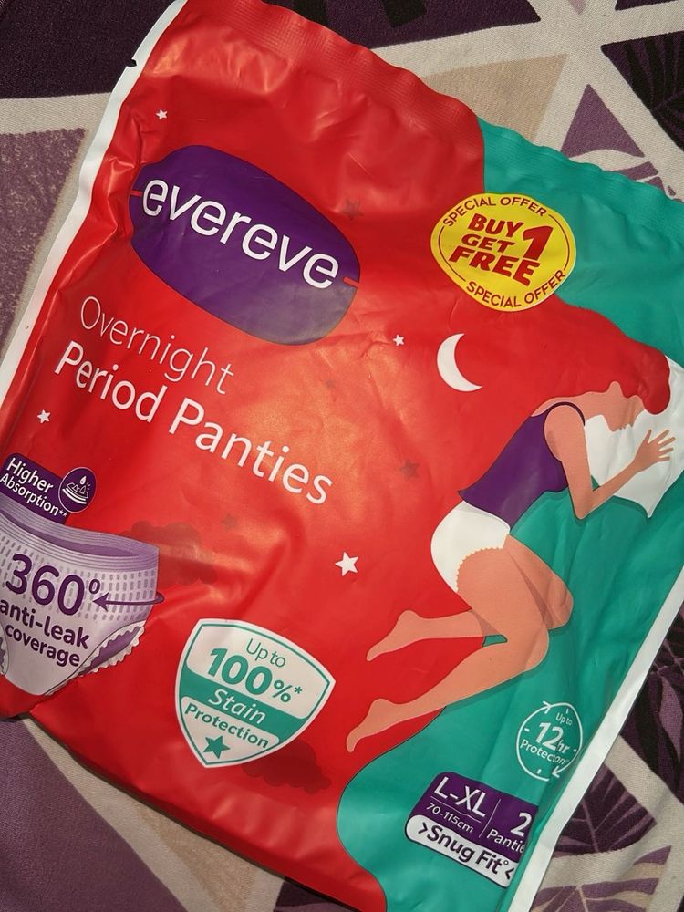 Ever Eve Overnight Period Panties L-XL