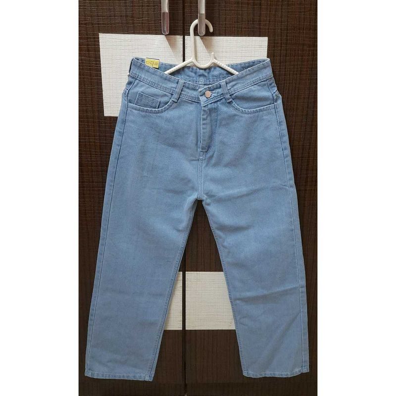 Straight Fit Light Blue Jeans💙
