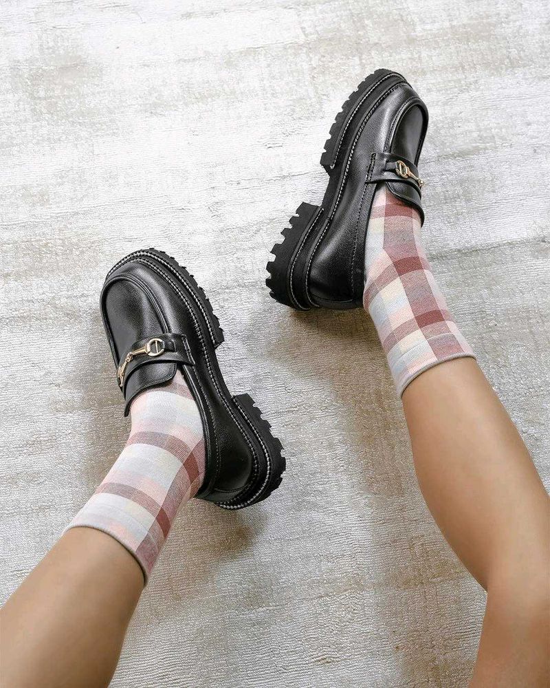 Littlebox - Platform Black Loafers