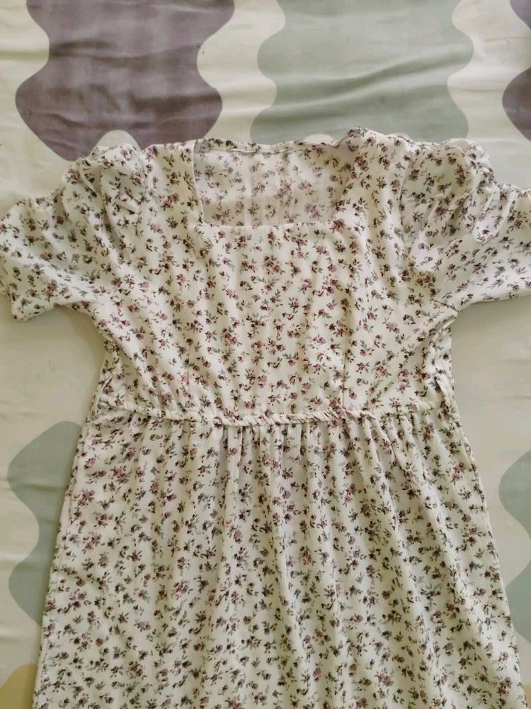 Floral Print Midi Dress