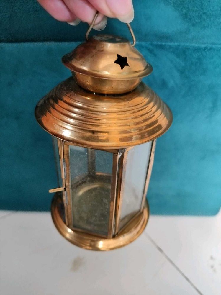 Akhand Diya Brass, Glass Hanging Diy