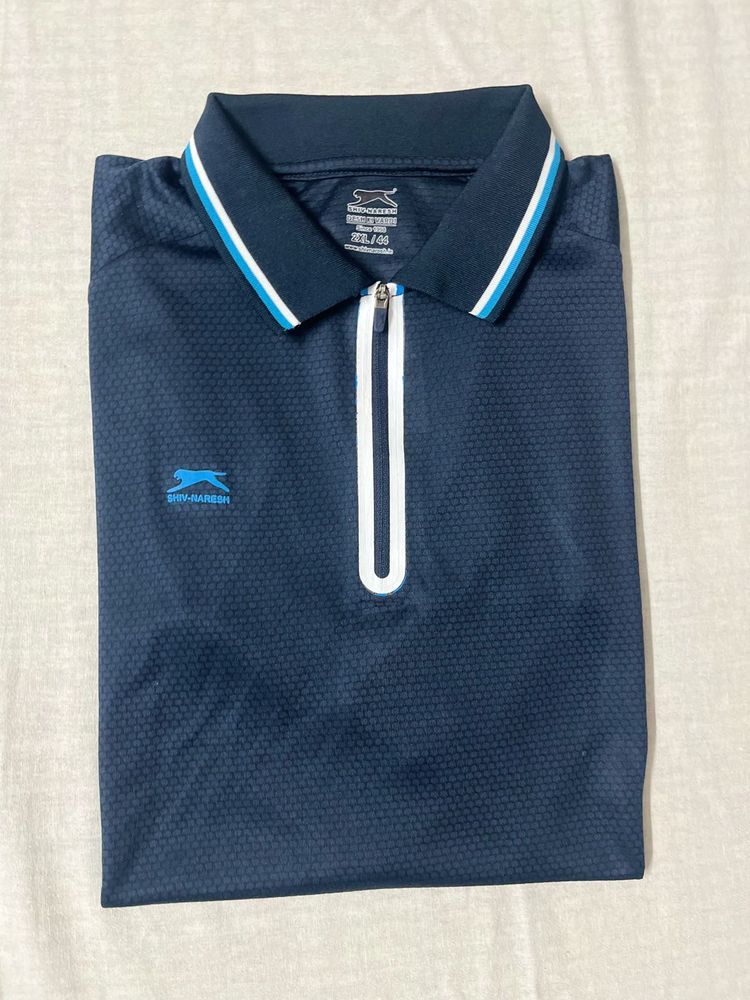 Men's Blue Shiv Naresh Polo T-Shirt
