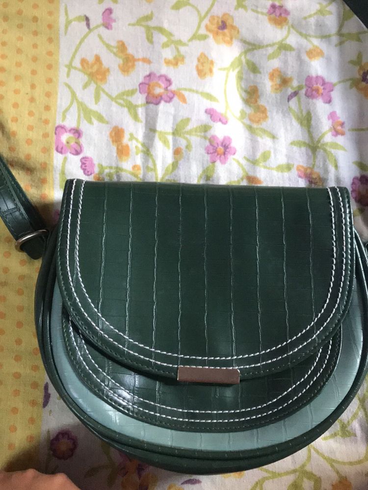 Green Sling Bag
