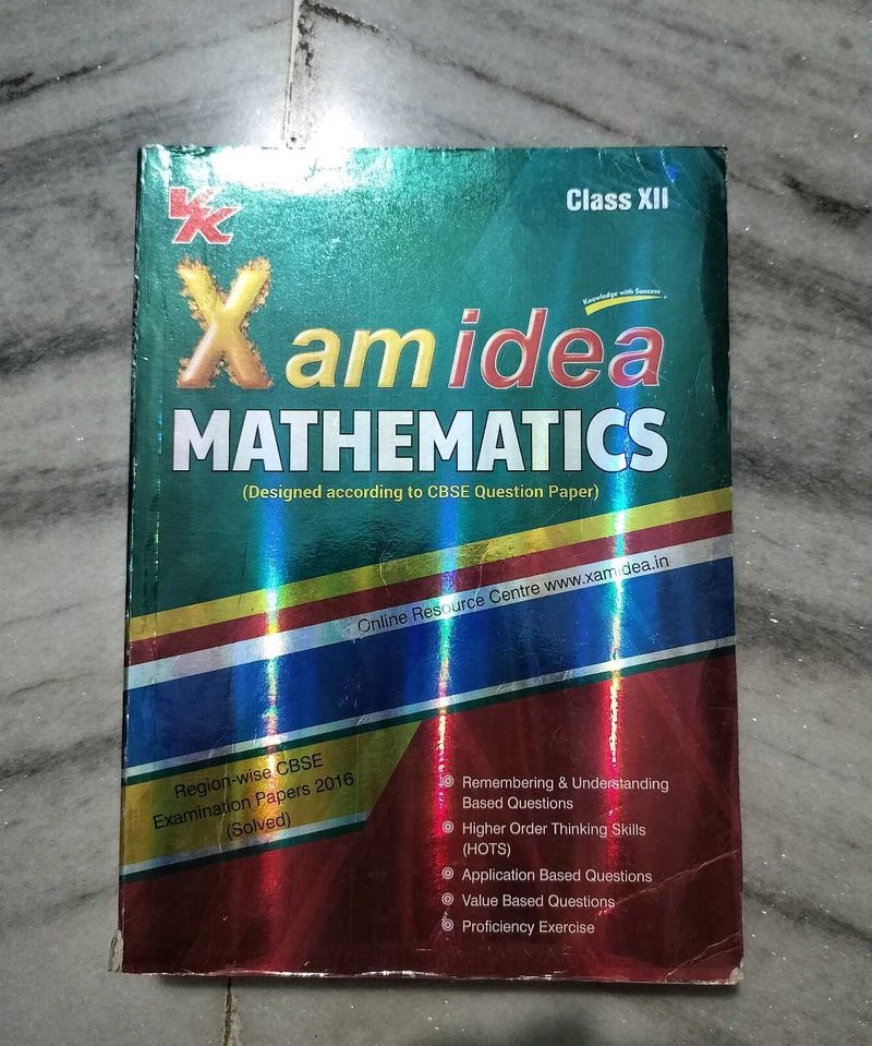 Xam Idea Mathematics Class XII