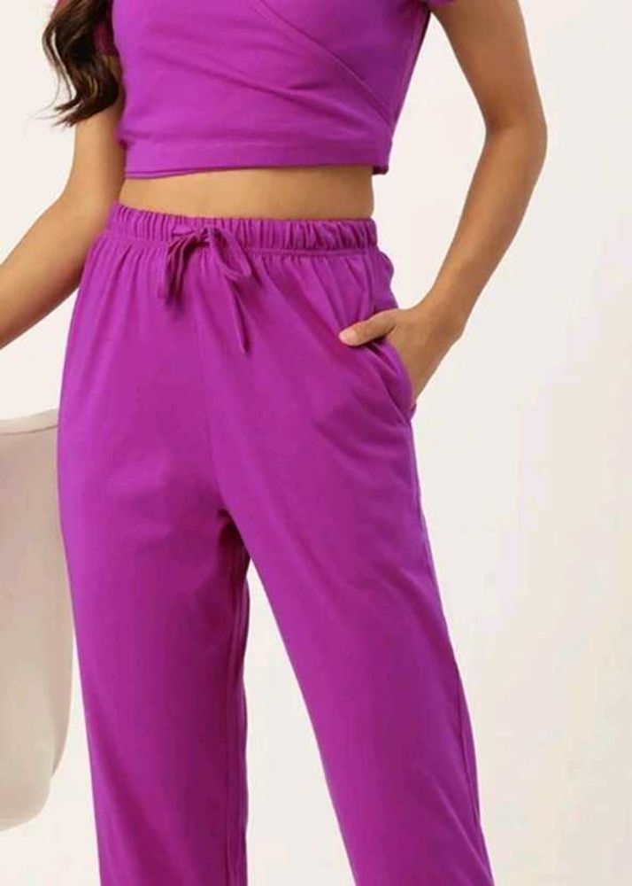 Magenta Lounge Pant set