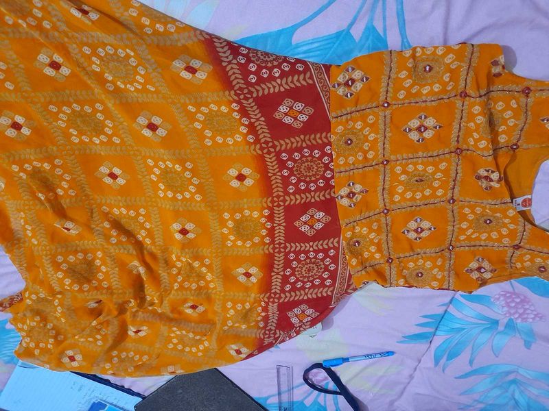 Vintage Indian Print Dress