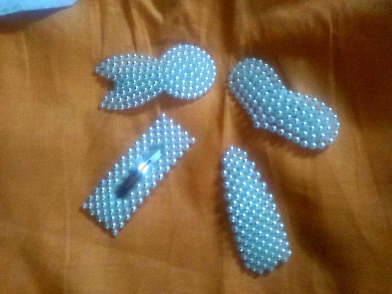 Pearl Hair Clips Set