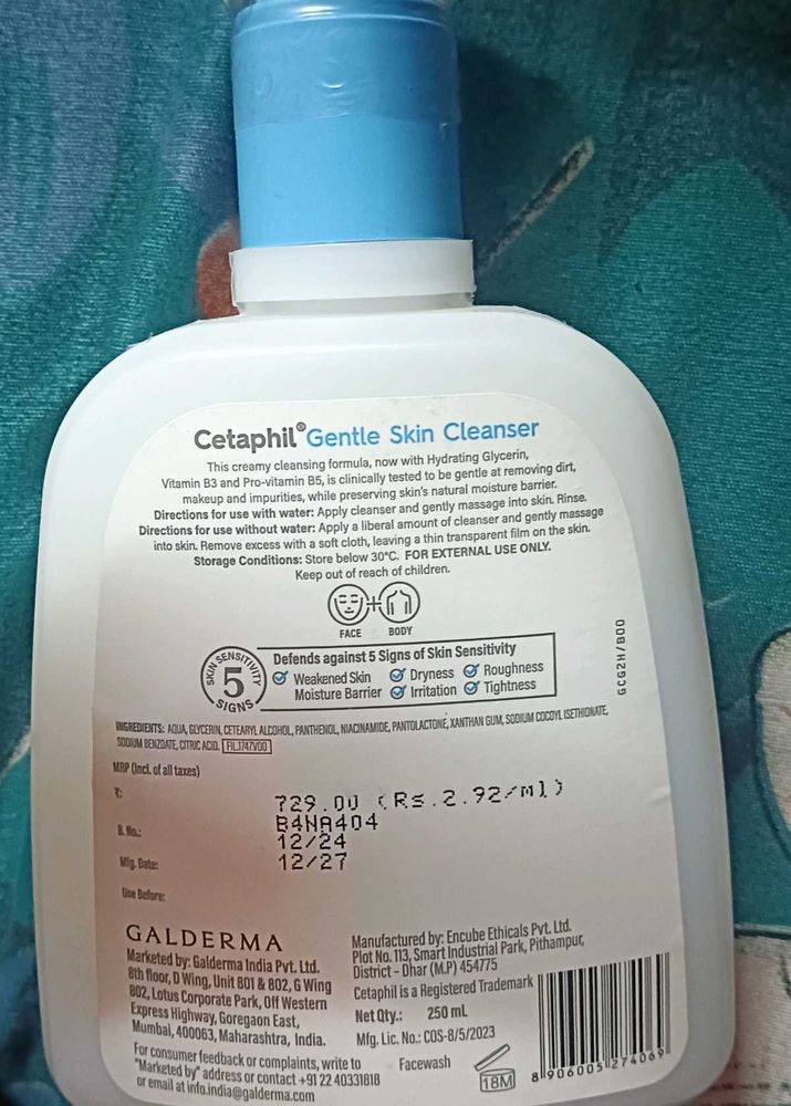 cetaphil gentle skin cleanser