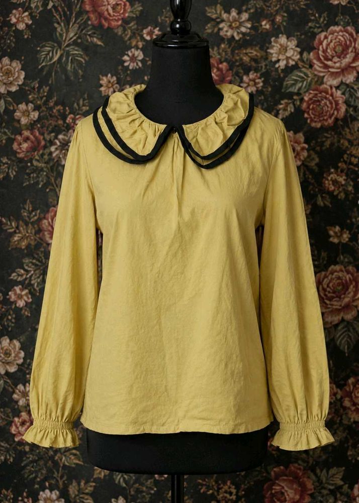 Ruffled Collar Blouse