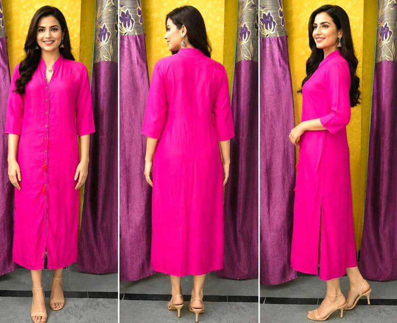 Vibrant Pink Kurta for Women
