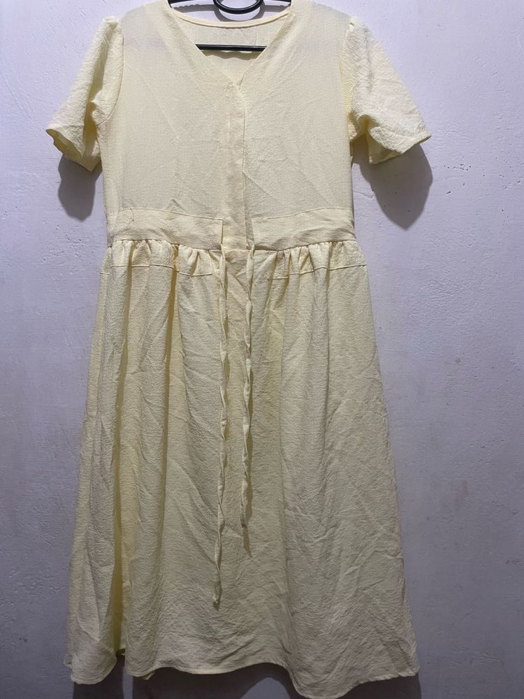 Yellow Midi Dress