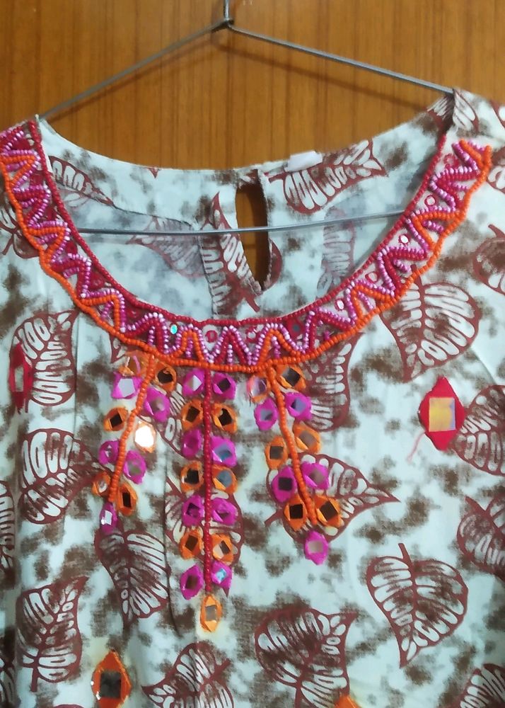 Mirror Work Kurta