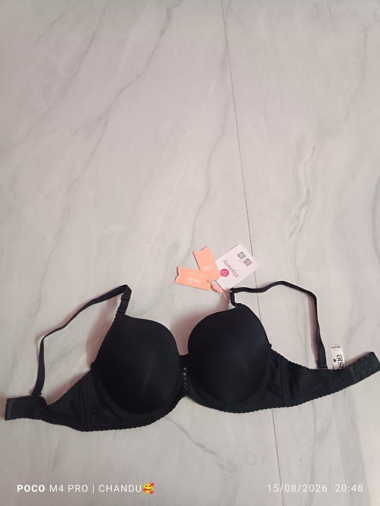 Shy Away Classic Black Padded Bra