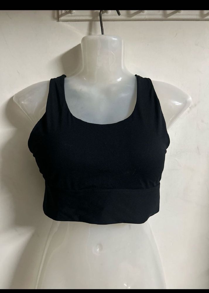 Black Sports Bra