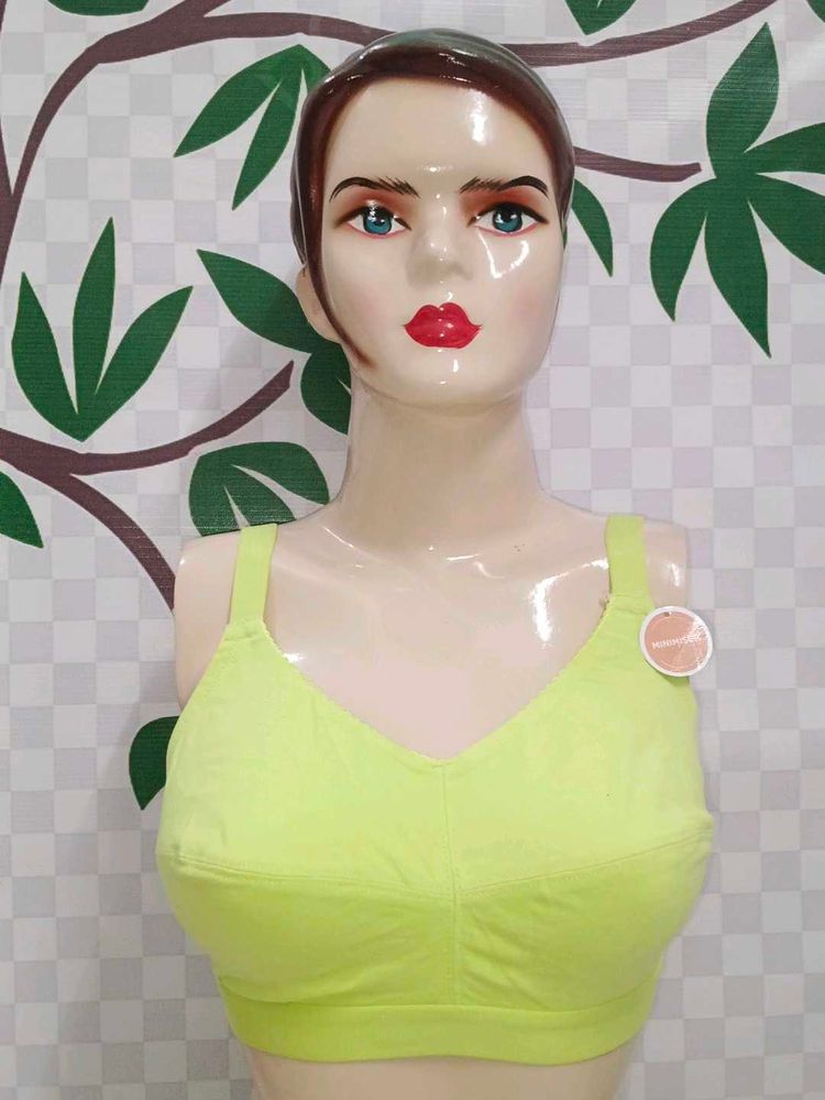 (200)Neon Green Sports Bra
