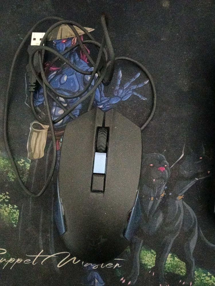 Wired Gaming Mouse with RGB Lighting