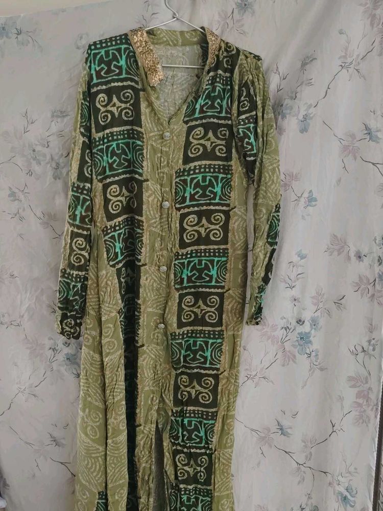 Bohemian Print Maxi Dress