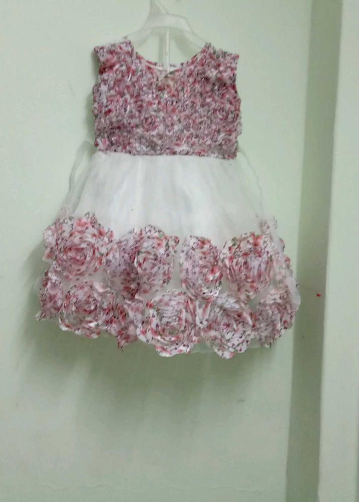 Beautiful Floral Baby Girl Dress