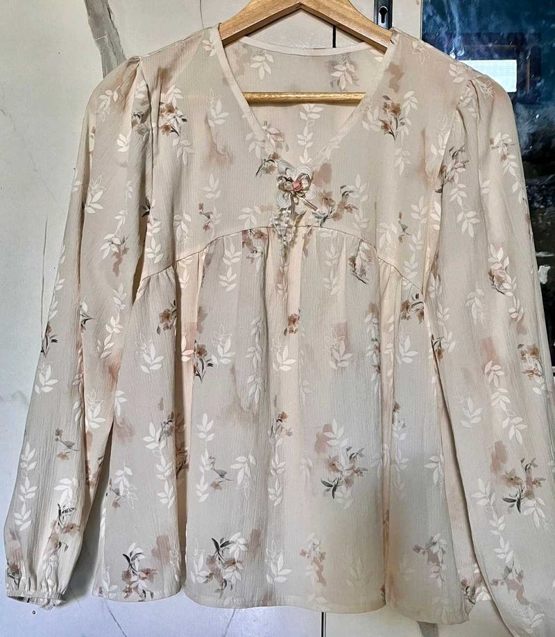 Floral Print Top
