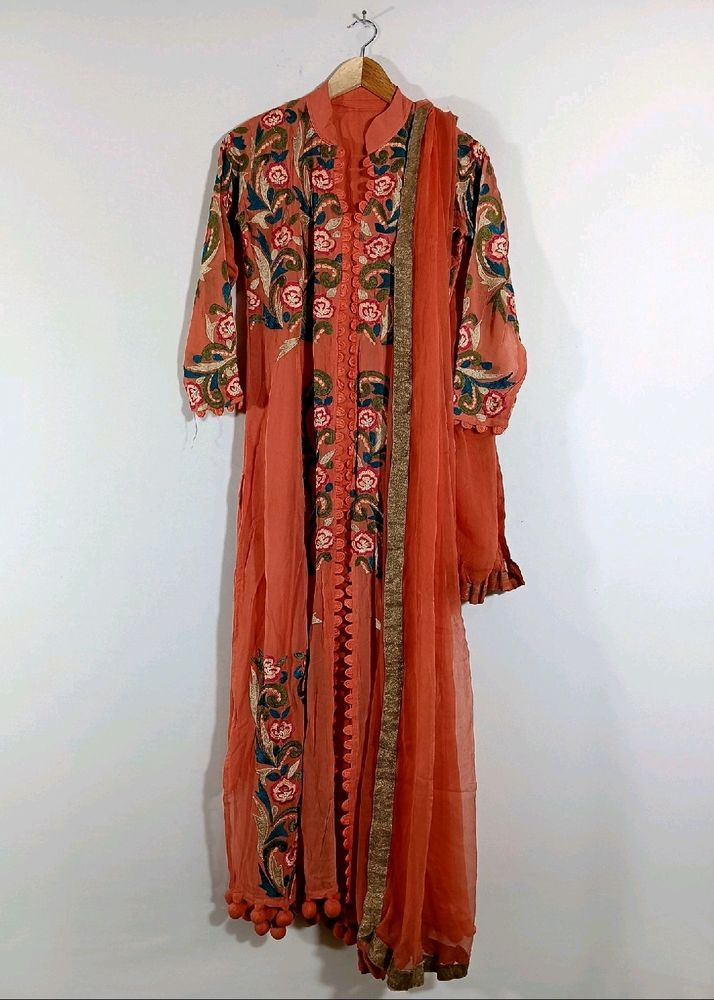 Peach Designer Suit