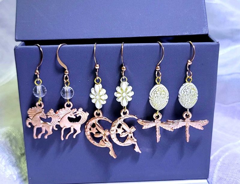 Combo 3 Magical Charm Earrings