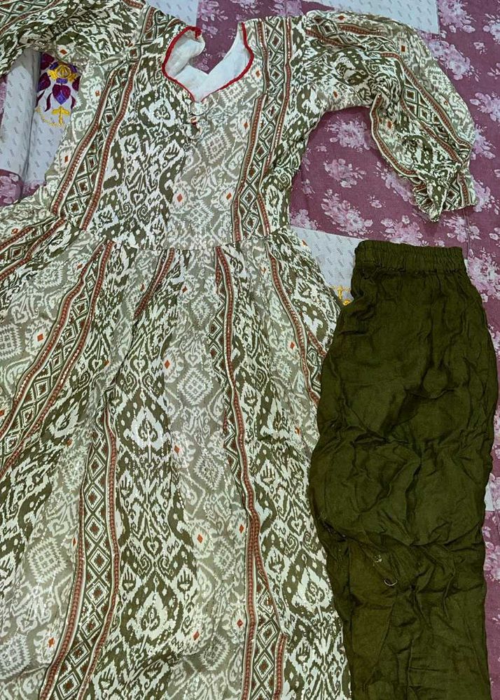 Elegant Printed Kurta Set