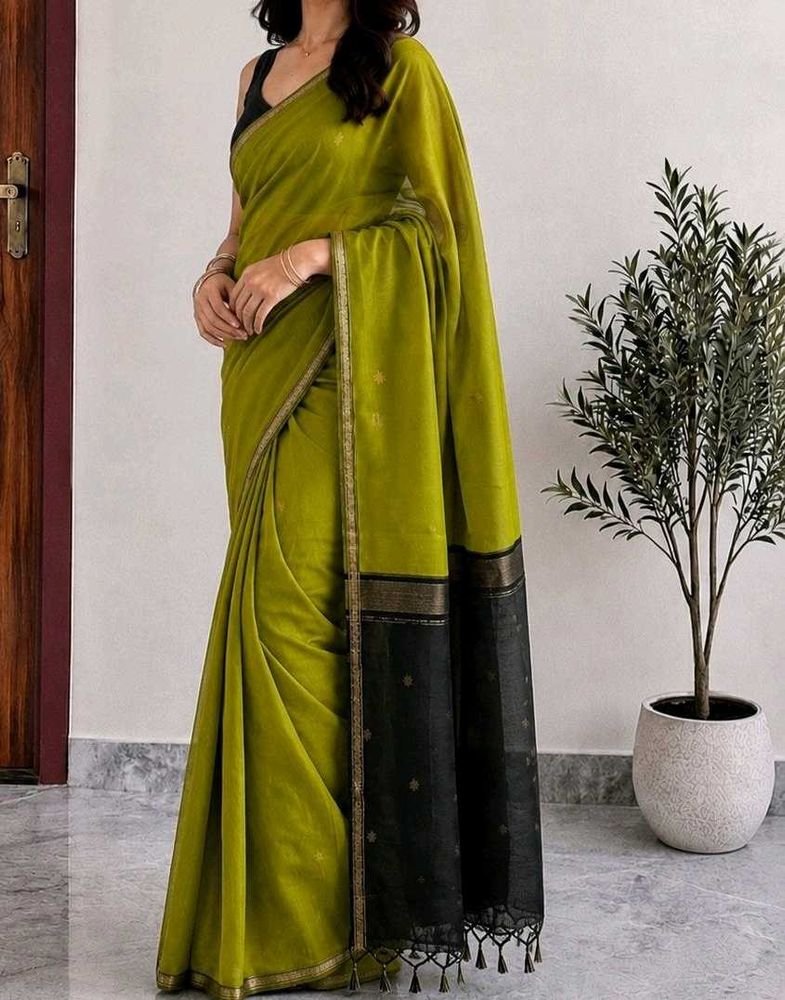 Maheshwari cotton saree with separate blouse